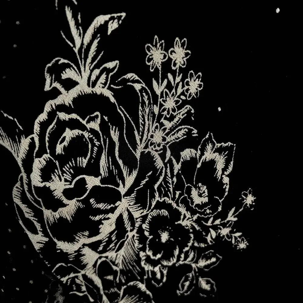 Jonathan Martin 100% Silk Floral Top Size Medium - Picture 9 of 11